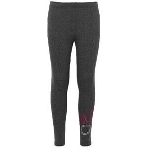 CALVIN KLEIN PERFORMANCE SIZE 7 Big Girls Glossy Print Black Leggings